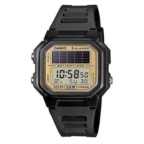 Image of AL-190W-9AVEF, Casio Classic digital herreur med forgyldt display